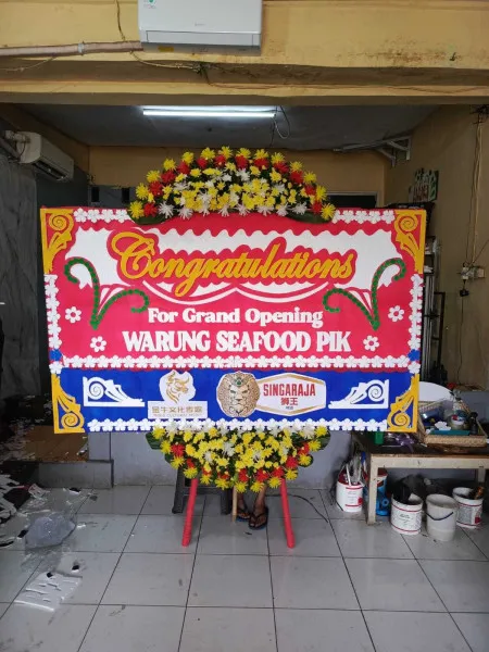 Papan Bunga Ucapan Selamat Jelambar
